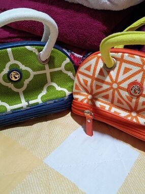 2 Spartina Makeup Bags (See Description)